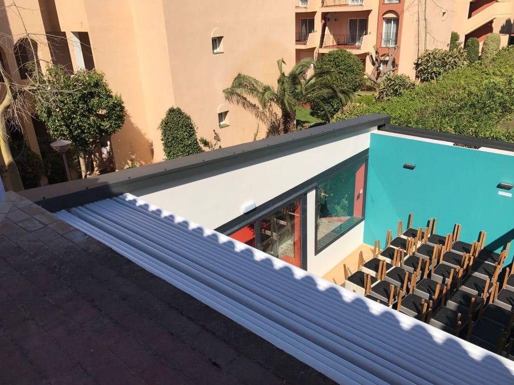 Bandalux Pérgola Tejido Tensado