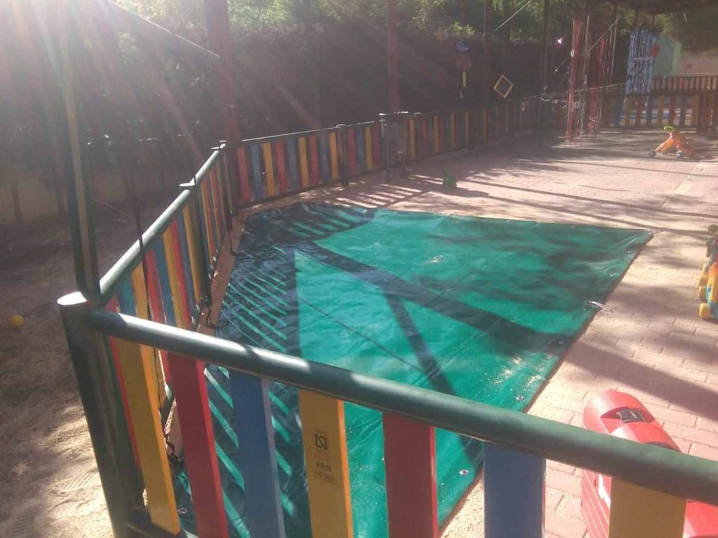 cobertor parque infantil