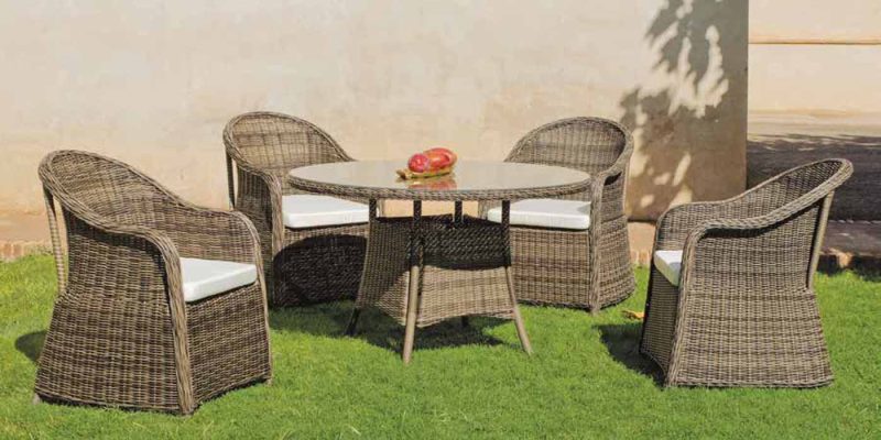 conjunto muebles jardín