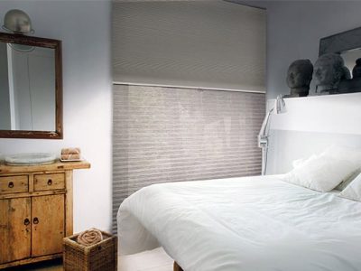 cortinas plisadas traslucidas