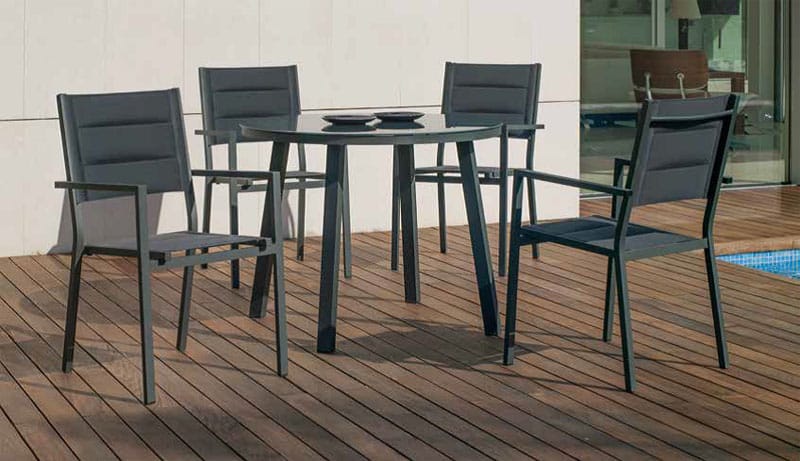 muebles aluminio jardín